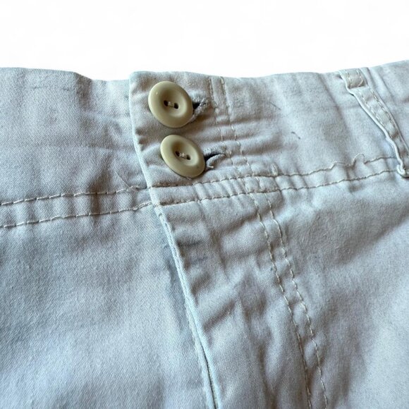 Light Tan Khaki Old Navy Low-Rise Straight Leg Cotton Pants Sz 16 - Picture 3 of 5